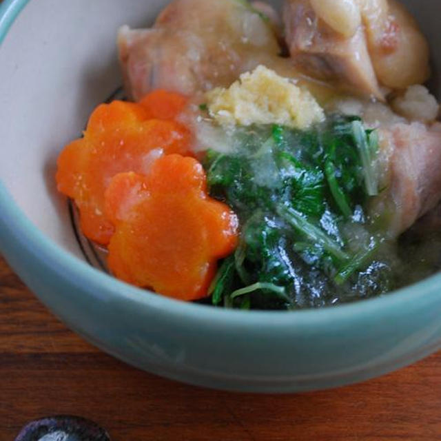 お餅をいれてもおいしい♪鶏肉と野菜のみぞれあん