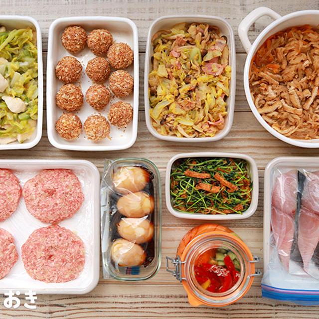 100分で9品。週末作り置き・常備菜レポート(2019/3/17)