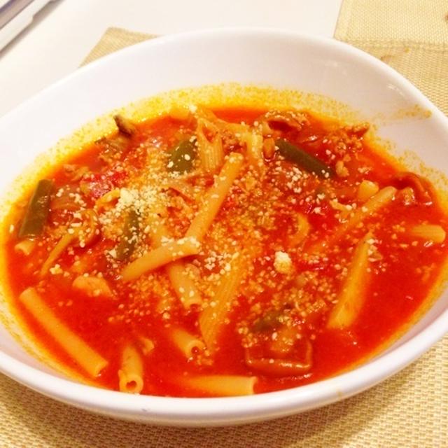 トマトのスープ おしゃれすぎておしゃれすぎて By かずとしさん レシピブログ 料理ブログのレシピ満載