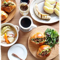 ホットドックで朝ごはん