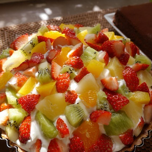 お誕生日のケーキ2つ