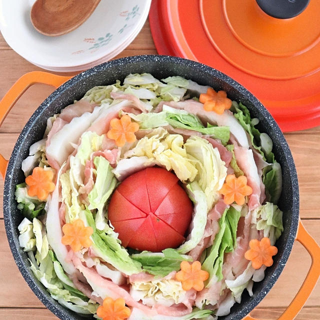【#gioia #キャセロール鍋】野菜のうま味たっぷり！ミルフィーユ鍋