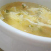 ■白きくらげと卵の中華スープ