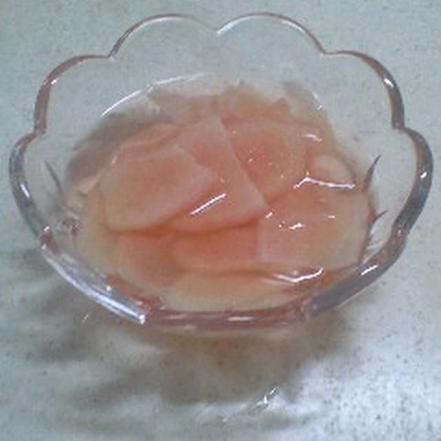 新しょうがの甘酢漬け