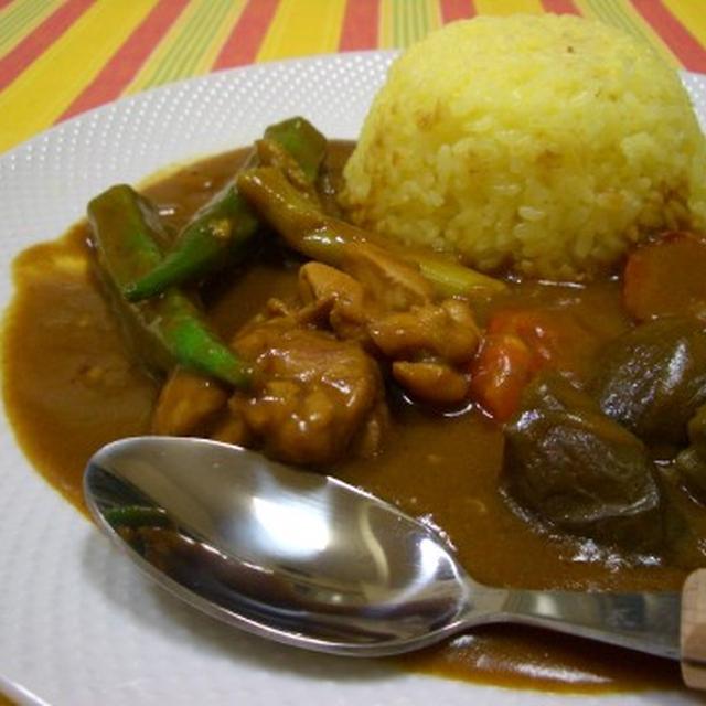 「カレー」夏の思い出に・夏野菜のカレー!!