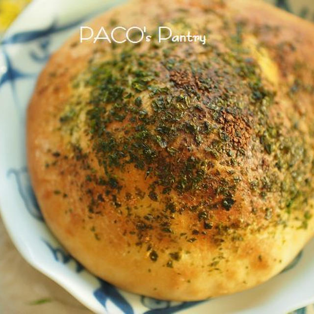 青海苔のフォカッチャ