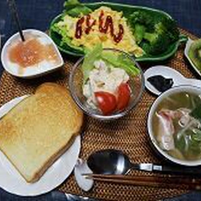 朝ご飯と確定申告