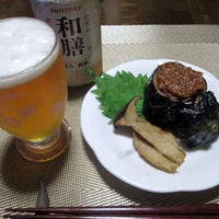 まん丸な大和茄子de胡麻味噌田楽