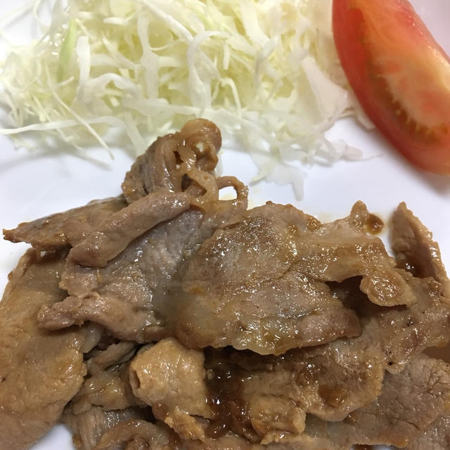 醤油麹の生姜焼き