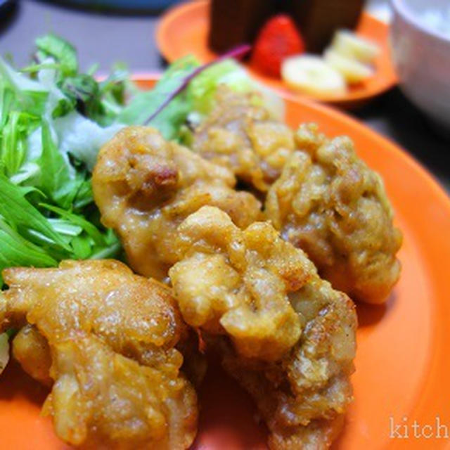 『中華街の唐揚げ粉』を使って、急ぎの晩ご飯