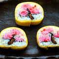 桜の飾り寿司
