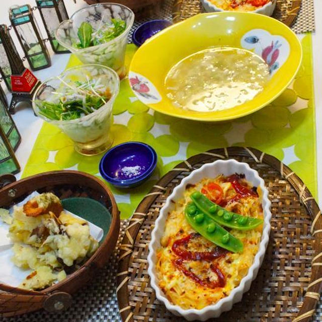 i-kitchen とろけるチーズと４種豆のフィデウアグラタン