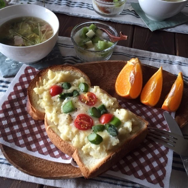 連日の朝ごパン♡高校生弁当と実際の…笑