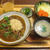 洋食屋さんみたいな晩ご飯・・・ハヤシライス定食１人前。