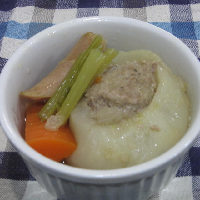 肉詰めポトフを試作