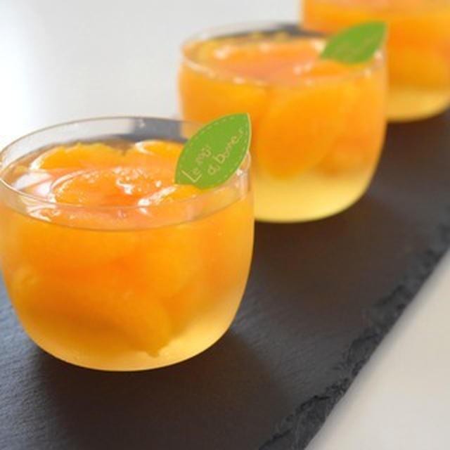 みかん缶でごろごろ♪みかんゼリー♡