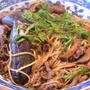 なすの甘辛にゅうめん