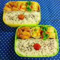 母とムスコのラブラブおソロ弁当*今日から春休み by からあげビールさん