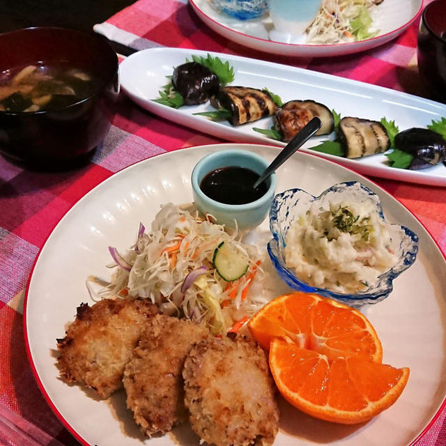 30分以内で全て完成！オーブンで簡単★揚げないヒレカツde夕食　＆　塾とくらしのアンテナと。