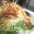 ゴボウチップスとチキンのシンプルパスタ☆ローズソルト使いました