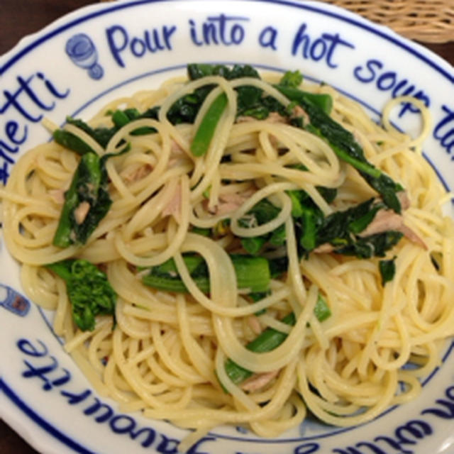 旬の味！菜の花とツナのパスタ（≧∇≦）