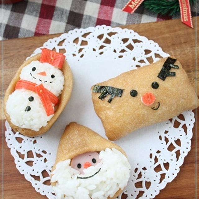 簡単＊Xmasデコ稲荷の作り方