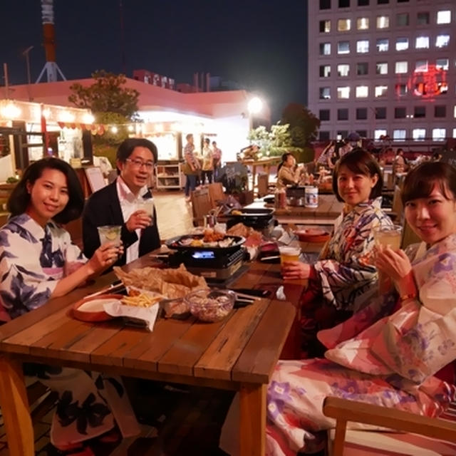 横浜高島屋　屋上ファーマーズ ビアガーデンが9月24日まで今年もオープン！！