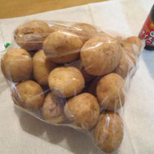 実家帰省に持って行ってた新じゃが煮