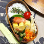姉さんの職場体験用お弁当・その②（木・金の2日分）と、姉さんが”夜なべ”して作ったものたち。
