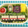 ピンクの電車のお弁当♪