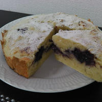 ブルーべりー・コーンミールケーキ。