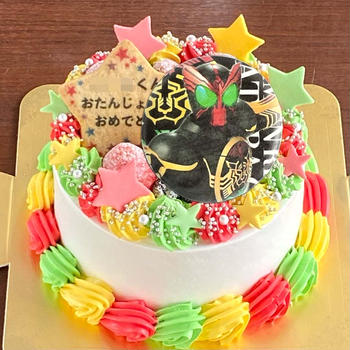 【仮面ライダーのケーキ】毎年美味しくなってるケーキ