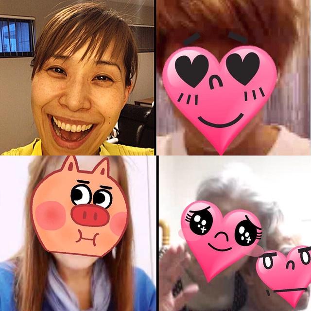 おじいちゃんとおばあちゃんとテレビ電話しました～！！