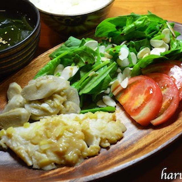 タラのネギ味噌焼きとヘルシー和定食☆