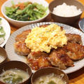 チキン南蛮とおはぎを作ったちょっと不思議な献立の晩ごはん（笑）