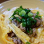 いつもと違う納豆丼　ふわふわ卵の納豆丼　
