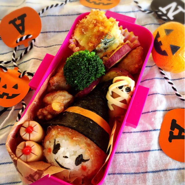 今年のハロウィンお弁当。