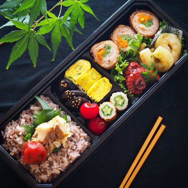 残り食材フル活用弁当