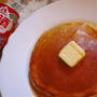 休日にリクエストの甘酒ホットケーキ＆ついで作るのがおすすめ、作り置き甘酒ケーキ