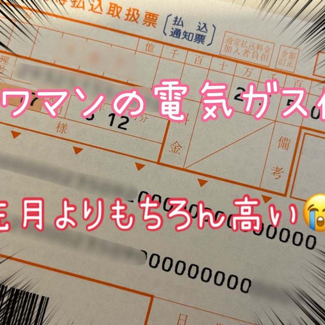 やっぱり増えてた今月のタワマン暮らしの電気ガス代