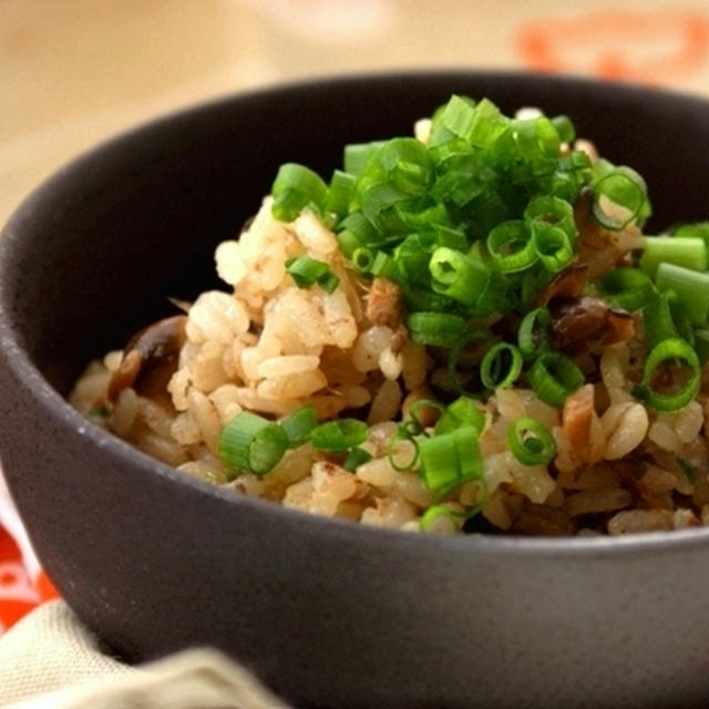 ご馳走きのこおかか御飯。