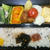 竹輪の磯辺揚げ弁当と蓮根のカラフルそぼろ炒め弁当