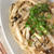 大根と厚揚げの塩昆布ごま焼きうどん