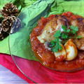 クリスマスおうちカフェに！チキンのガーリックソテートマトソース by SHIMAさん