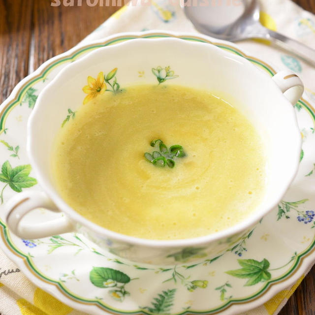 【薩摩芋の甘味たっぷり和風ポタージュ】食材のおいしさを味わうスープ☆