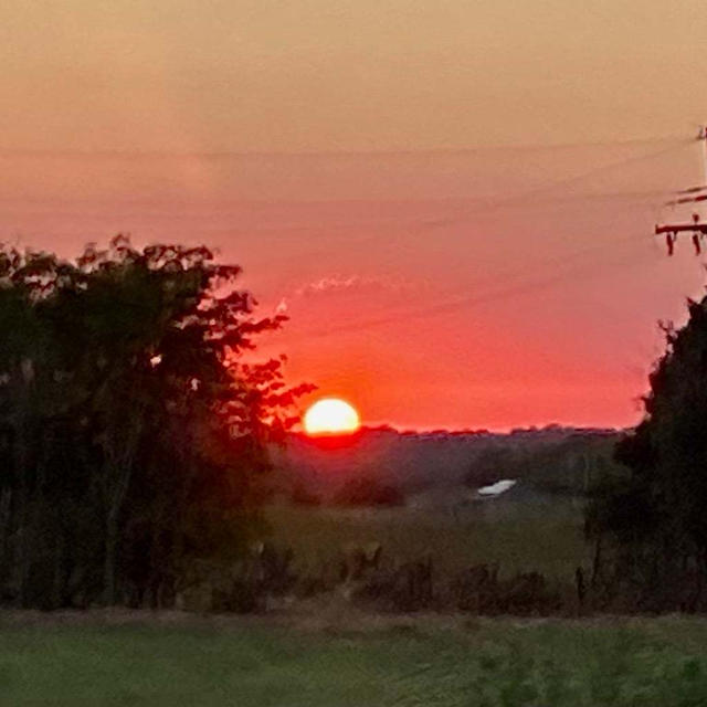 テキサスの夕陽