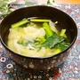 小松菜とキャベツのシンプルみそ汁