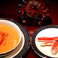 【冬のご馳走】ズワイ蟹のクリームスープ　焼き蟹添え by taroさん