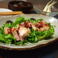 塩蒸し鶏の旨味梅だれ