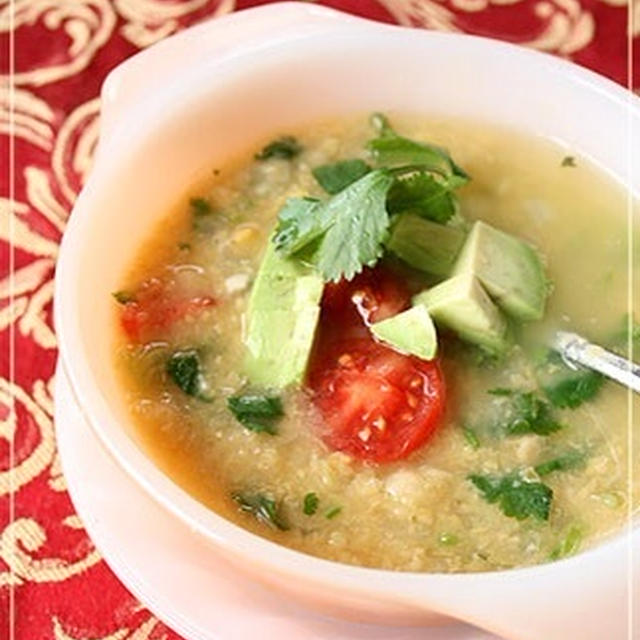 ひよこ豆とパクチーの超簡単スープ By ｋｕｉｓｈｉｎｂｏｕ ｕｓさん レシピブログ 料理ブログのレシピ満載